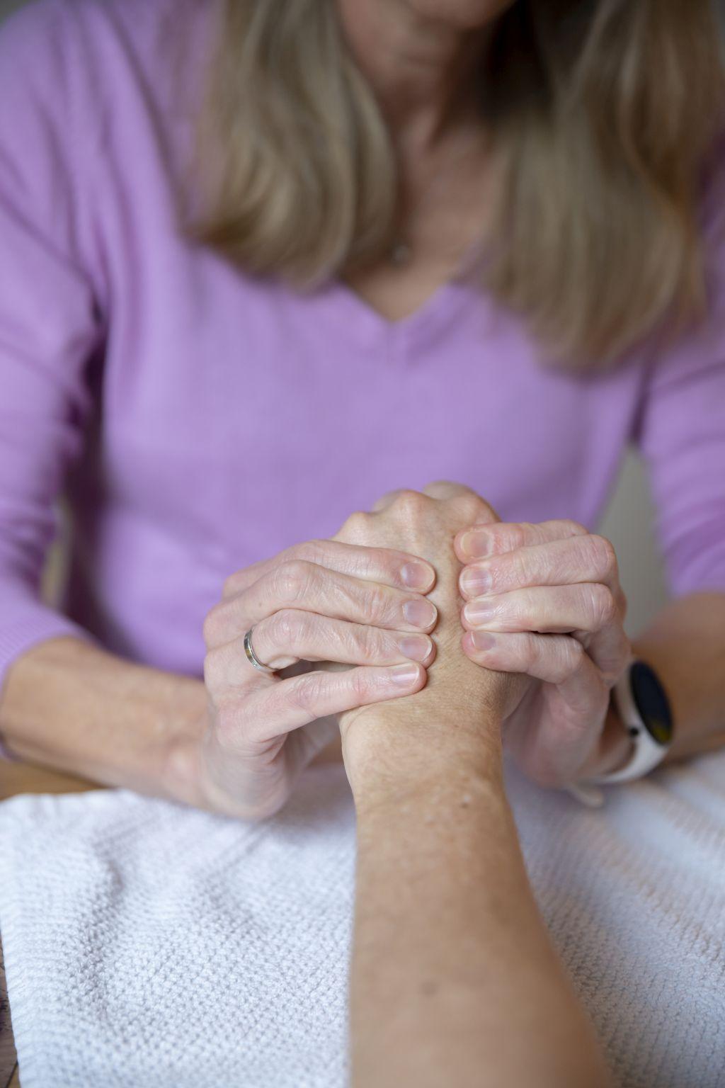 Handtherapie - Rückseite