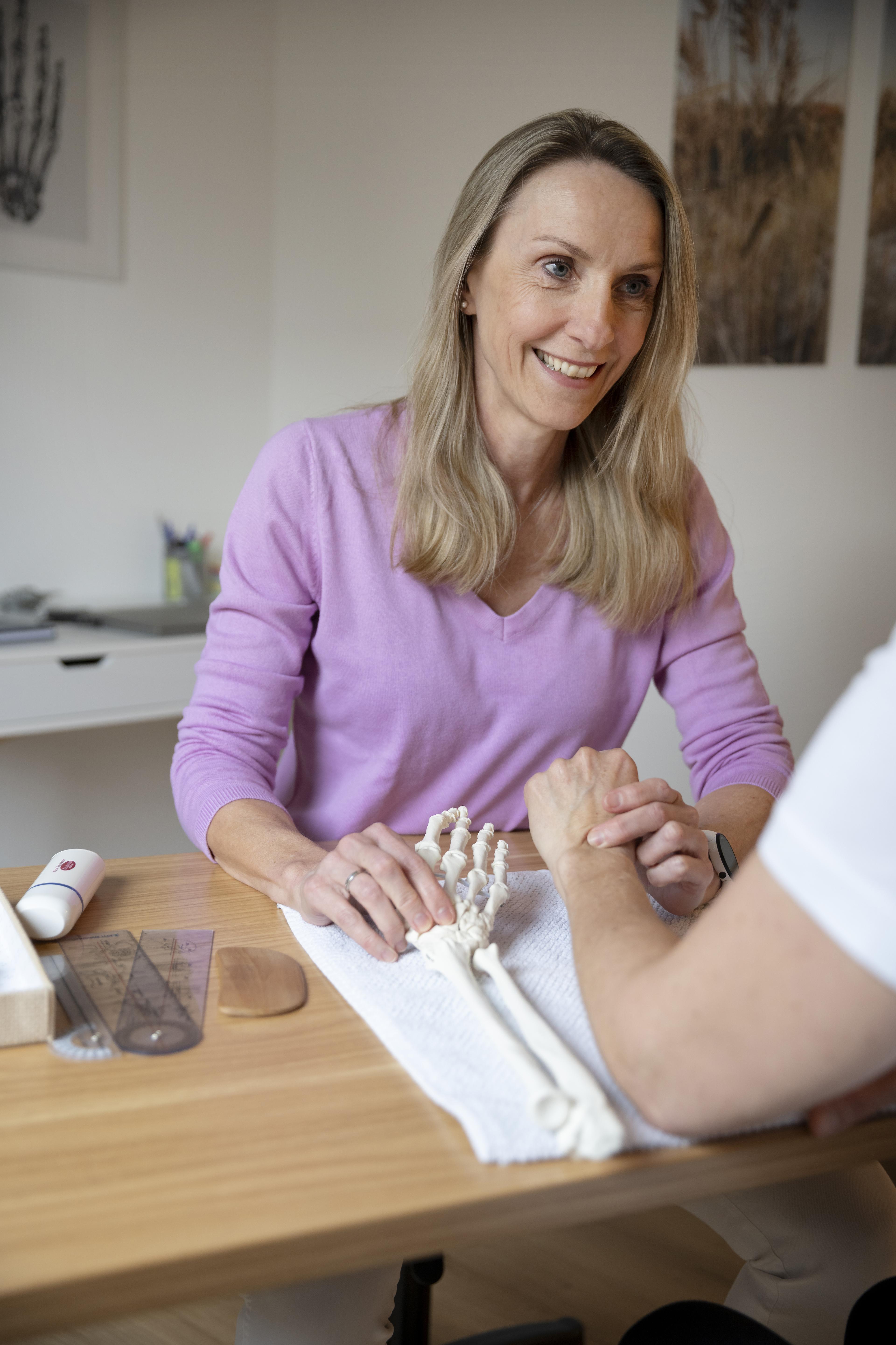 Handtherapie - Vorderseite